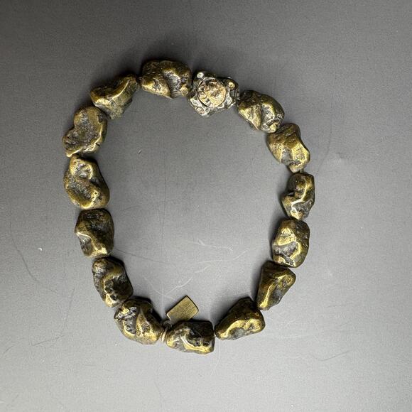 Tat 2 Bracelet Bronze Stretch Bracelet Adjustable Bracelet - Picture 2 of 3